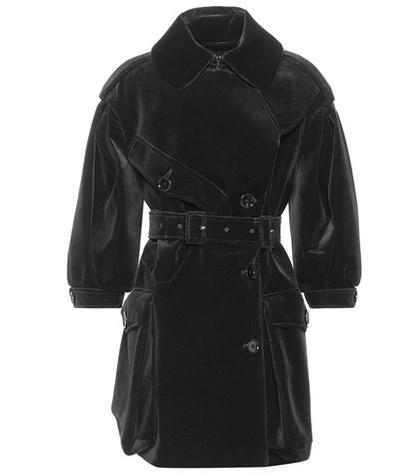 Saint Laurent Velvet Trench Coat