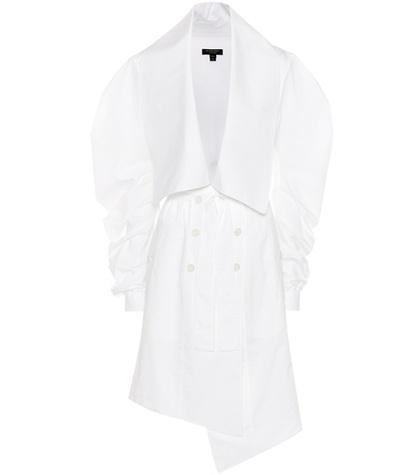Burberry Stretch-cotton Sculptural Wrap Dress