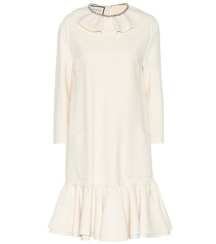 Sophia Webster Frilled Crêpe Minidress
