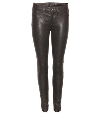 Rag & Bone Skinny Leather Trousers