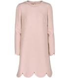 Self-portrait Wool And Silk Long-sleeved Dress