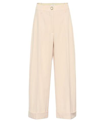Valentino High-waisted Wool Pants