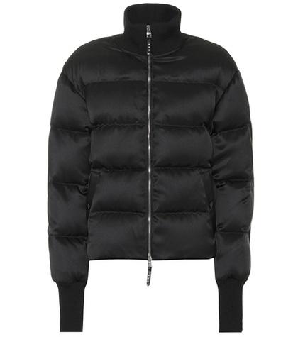 Alexander Mcqueen Quilted Silk-blend Jacket