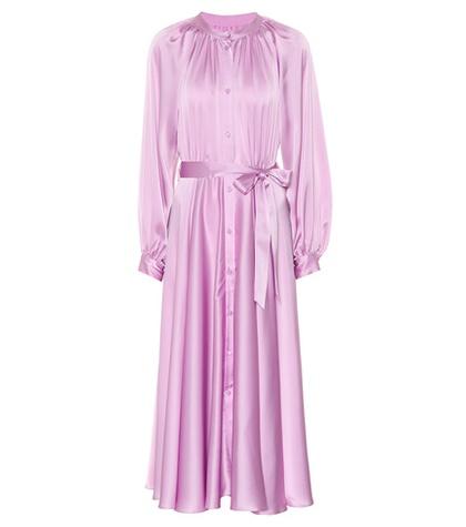 Valentino Satin Midi Dress