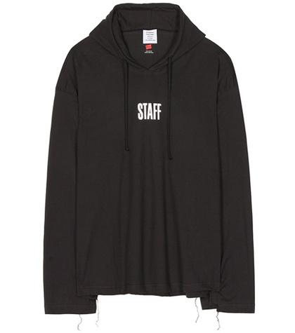 Miu Miu Printed Cotton Hoodie