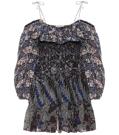 Jonathan Simkhai Jira Cotton And Silk Minidress