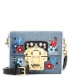 Dolce & Gabbana Lucia Mini Denim Shoulder Bag