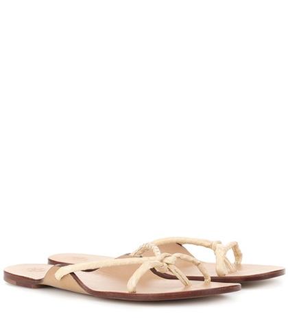 The Row Hawaii Snakeskin Sandals