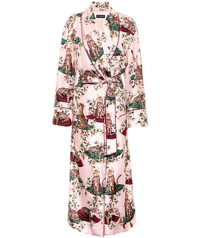 Ag Jeans Printed Silk Robe