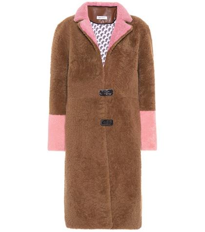Saks Potts Long Shearling Coat