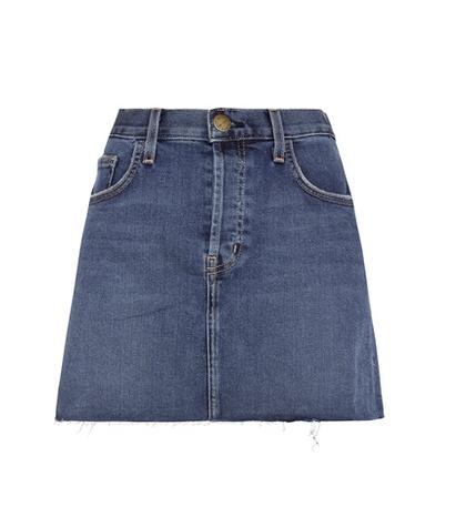 Current/elliott The Mini Cut-off Jean Skirt