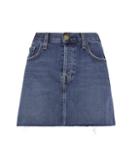 Current/elliott The Mini Cut-off Jean Skirt