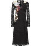 Valentino Lace Silk-blend Dress