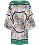 Rupert Sanderson Floral-printed Silk Twill Kaftan
