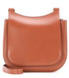 The Row Hunting Leather Shoulder Bag