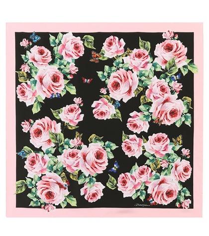 The Row Floral-printed Silk Scarf