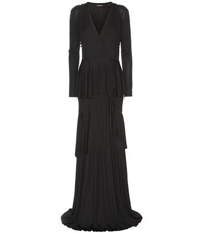 Roberto Cavalli Knitted Wrap Gown