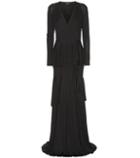 Roberto Cavalli Knitted Wrap Gown
