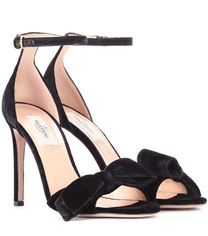 Valentino Valentino Garavani Velvet Sandals