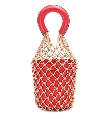Staud Moreau Leather Bucket Bag