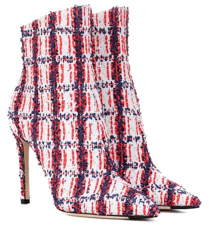 Jimmy Choo Exclusive To Mytheresa – Helaine 100 Tweed Ankle Boots