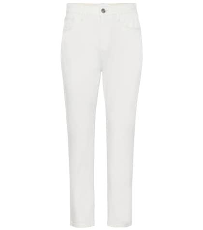 Current/elliott The Vintage Cropped Mid-rise Slim Jeans