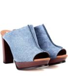 See By Chlo Printed Leather Mules