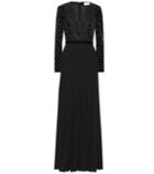 Nanushka Crystal Embellished Velvet Dress