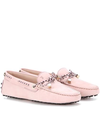 Tod's Heaven Lacetto Suede Loafers