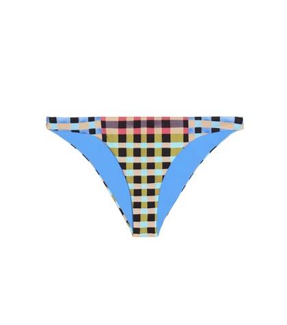 Ganni Plaid Swimsuit Bottom