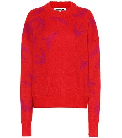 Mcq Alexander Mcqueen Swallow Mohair-blend Sweater