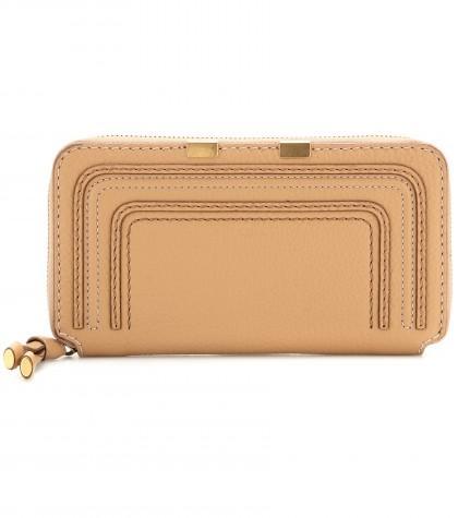 Chlo Marcie Zip-around Leather Wallet