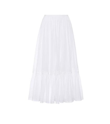 Tod's Cotton Midi Skirt