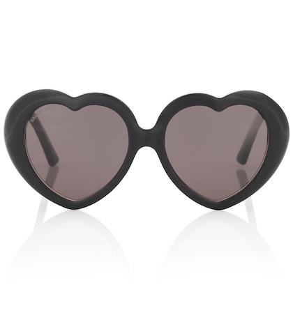 Balenciaga Susi Heart-shaped Sunglasses
