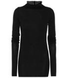 Roberto Cavalli Angora And Wool-blend Top
