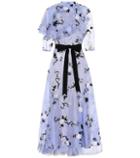 Erdem Shelby Embroidered Organza Dress