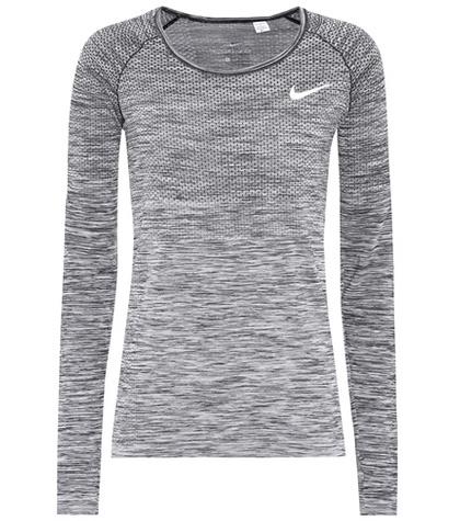 Nike Dri-fit Knit Long-sleeved Top