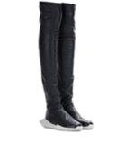 Salvatore Ferragamo Stretch Tech Runner Leather Boots