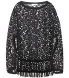 Valentino Cotton-blend Lace Poncho