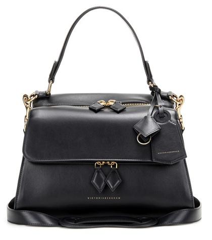 Victoria Beckham Small Full Moon Leather Cross-body Bag