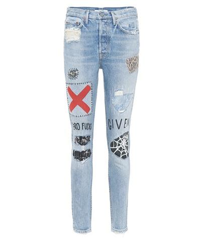 Grlfrnd Karolina Embellished Jeans