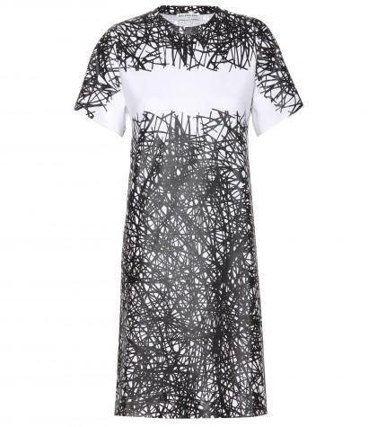 Balenciaga Printed Cotton T-shirt Dress