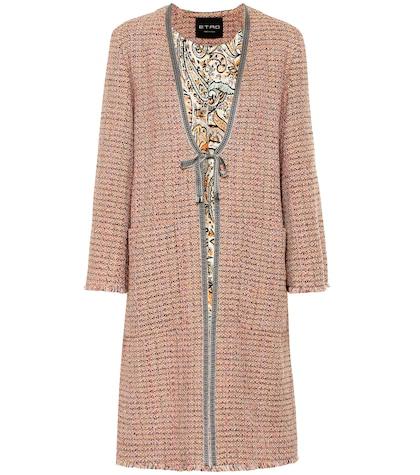 Loveshackfancy Cotton-blend Tweed Coat