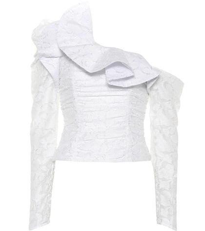 Self-portrait Floral Fil Coupé Top