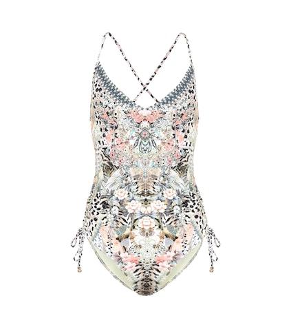 Camilla Embellished Printed Swimsuit