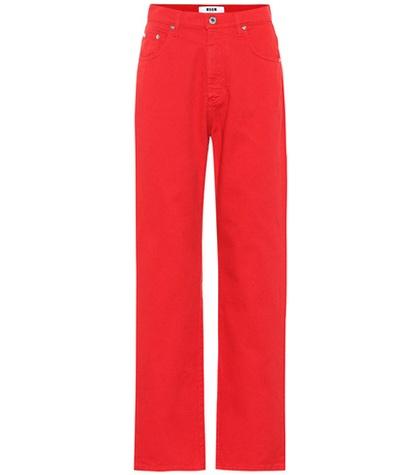 Msgm High-rise Straight Jeans