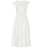 Redvalentino Broderie Anglaise Cotton Dress
