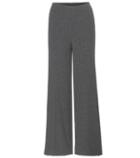 Stella Mccartney Knitted Wool And Silk-blend Trousers