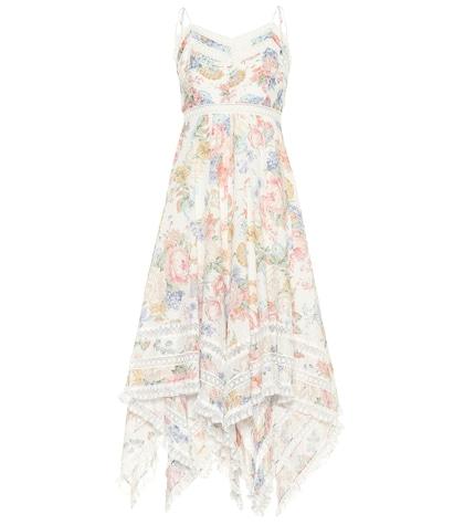 Zimmermann Bowie Floral Printed Cotton Dress