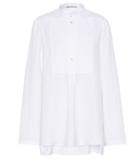 Miu Miu Lysanne Cotton-piqué Shirt